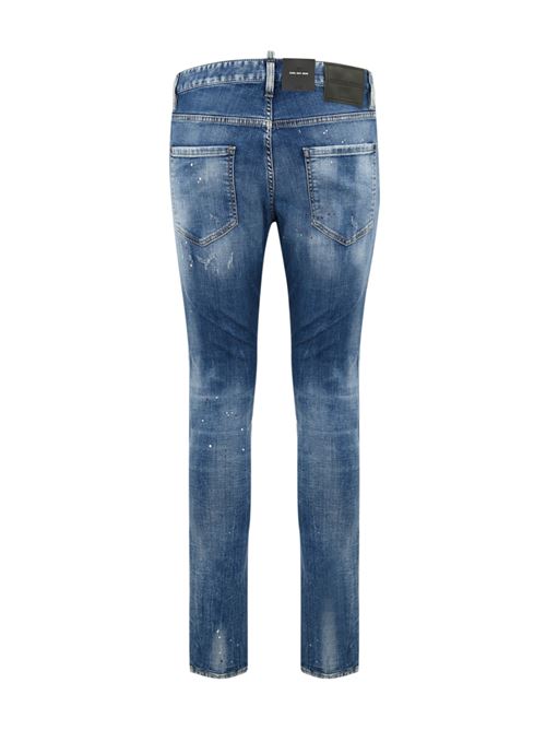 Jeans Skinny Cool Guy con toppe DSQUARED2 | S74LB1549 S30342470